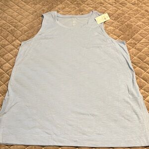 J. Jill Light Blue Pima Cotton Tunic